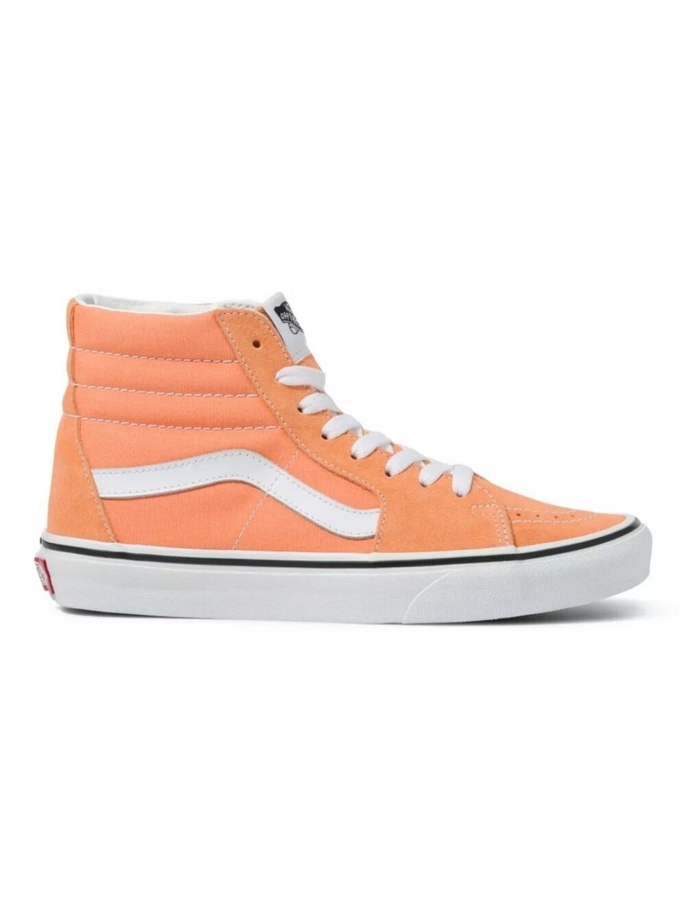 Vans Sk8-Hi Cadmium Orange / True White Sneakers - Size 7.5 Mens
